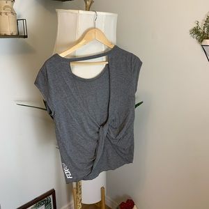 Fox open back t shirt